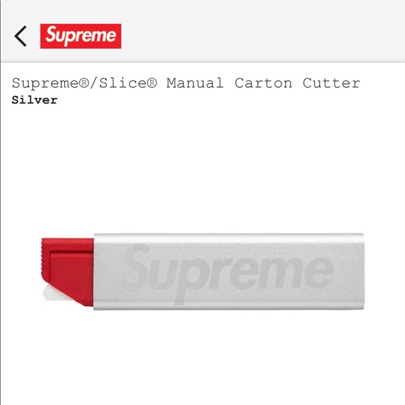 Supreme x Slice Manual Carton Cutter
